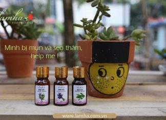 Trị mụn và sẹo thâm với tinh dầu