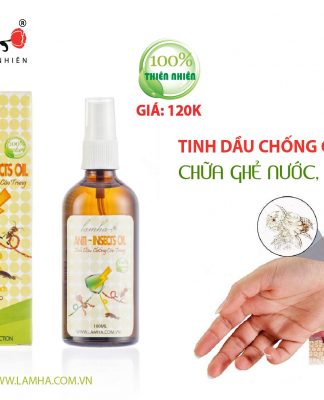 MẸO NHỎ VỚI TINH DẦU CHỐNG CÔN TRÙNG CHỮA BỆNH “GHẺ NƯỚC”