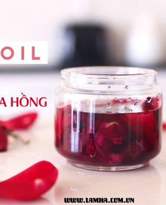 Tự làm tinh dầu hoa hồng Handmade