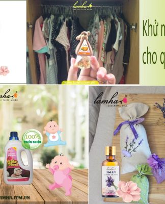 KHỬ MÙI ẨM MỐC CHO QUẦN ÁO VÀ GA GỐI VỚI TINH DẦU