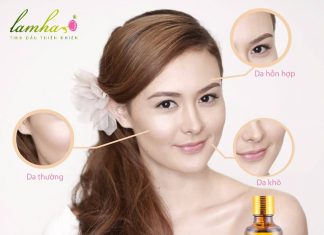 Các bước dưỡng da với tinh dầu hoa hồng với da nhờn và da khô