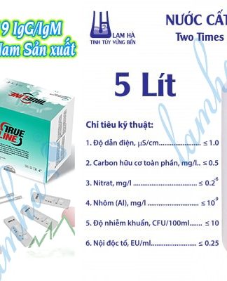 Nước cất 2 lần vô khuẩn